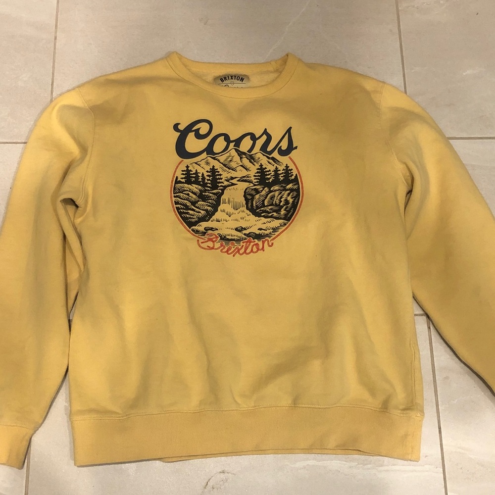 Brixton Coors Mustard Sweatshirt
